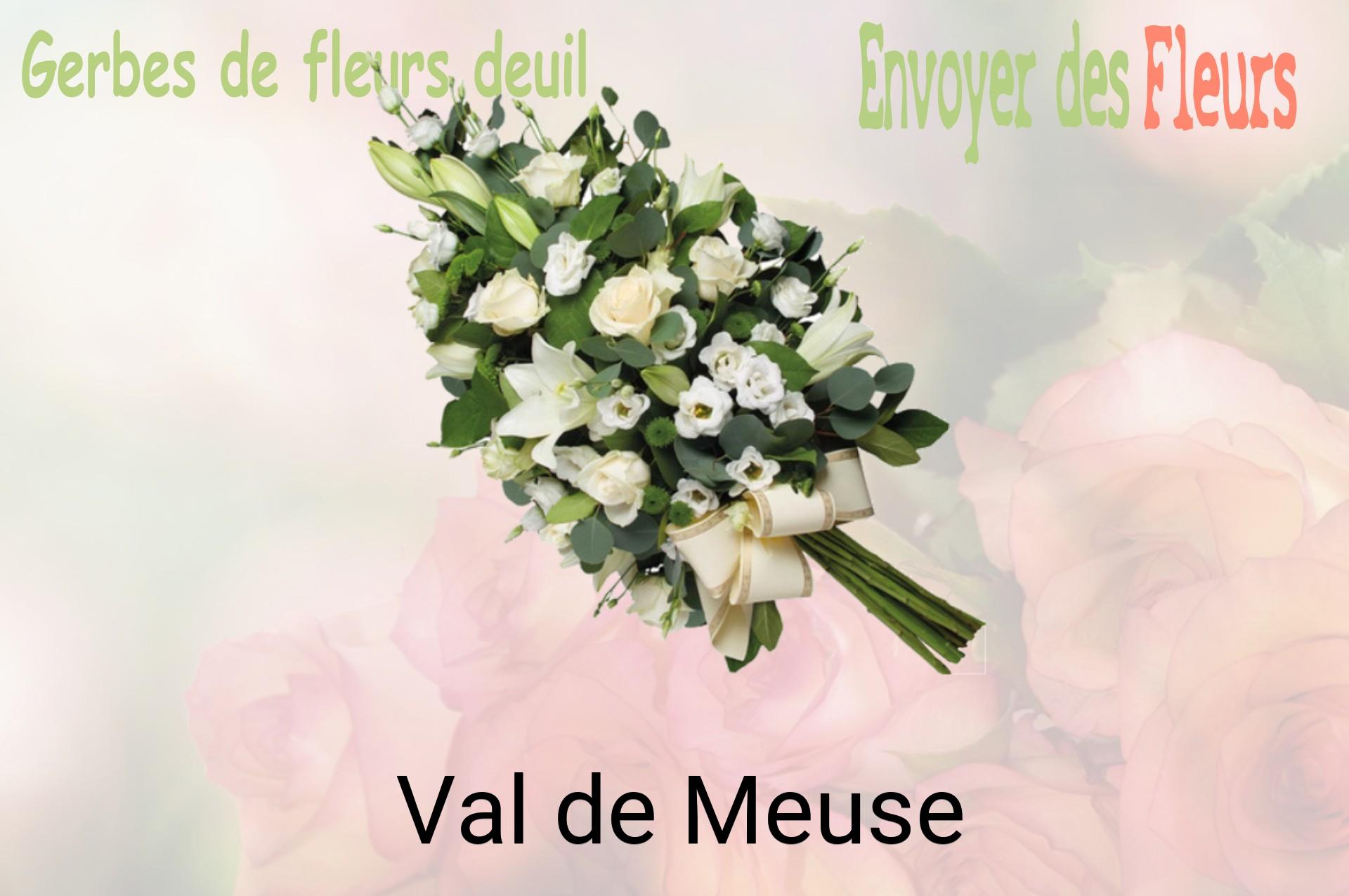 Gerbe de fleurs de deuil livrée à Val-de-Meuse